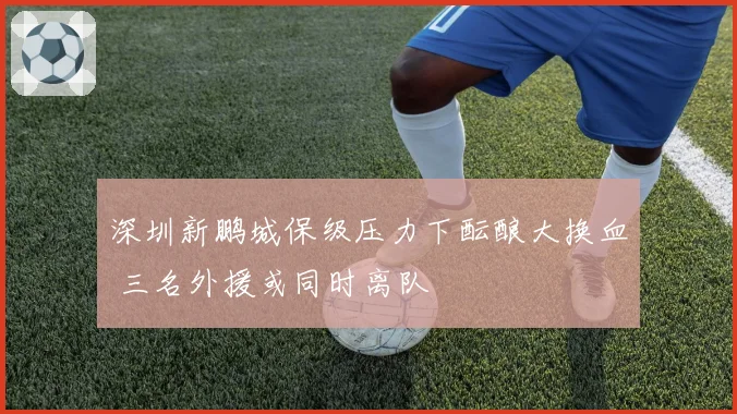 深圳新鹏城保级压力下酝酿大换血 三名外援或同时离队